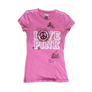 Victoria’s Secret PINK “Love Pink” Tee - Size XS